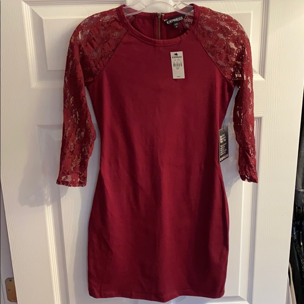 Express Long sleeve Mini dress